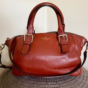 KATE SPADE NEW YORK - 'BRIGHTON PARK SLOAN' SATCHEL + KATE SPADE TAN WALLET